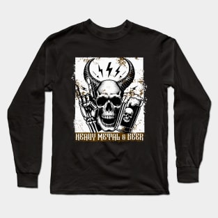 Heavy Metal & Beer Long Sleeve T-Shirt